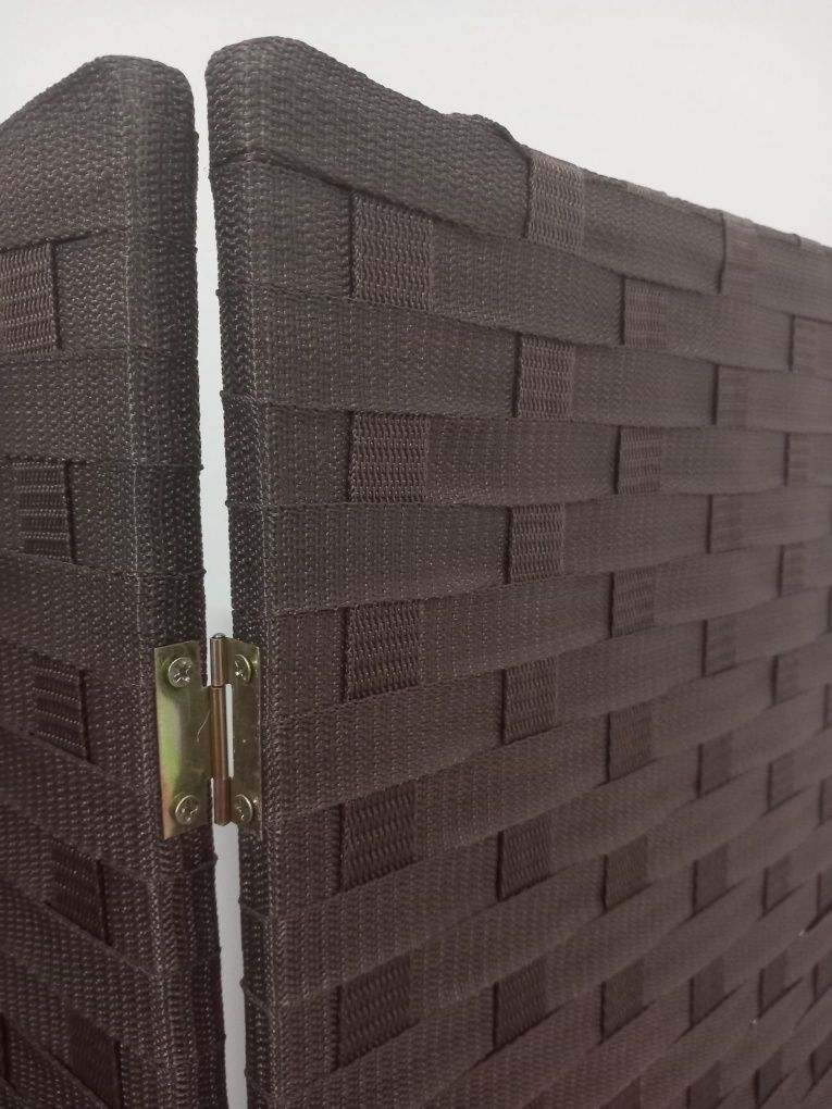 Biombo dobrável castanho em nylon (Leroy Merlin)