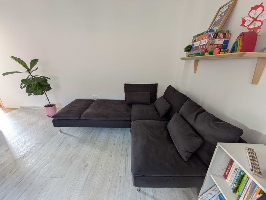 IKEA Söderhamn 3-osobowa z szezlongiem