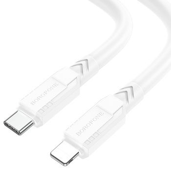 Borofone Kabel BX81 Goodway - Typ C na Lightning - PD 20W 1 metr biały