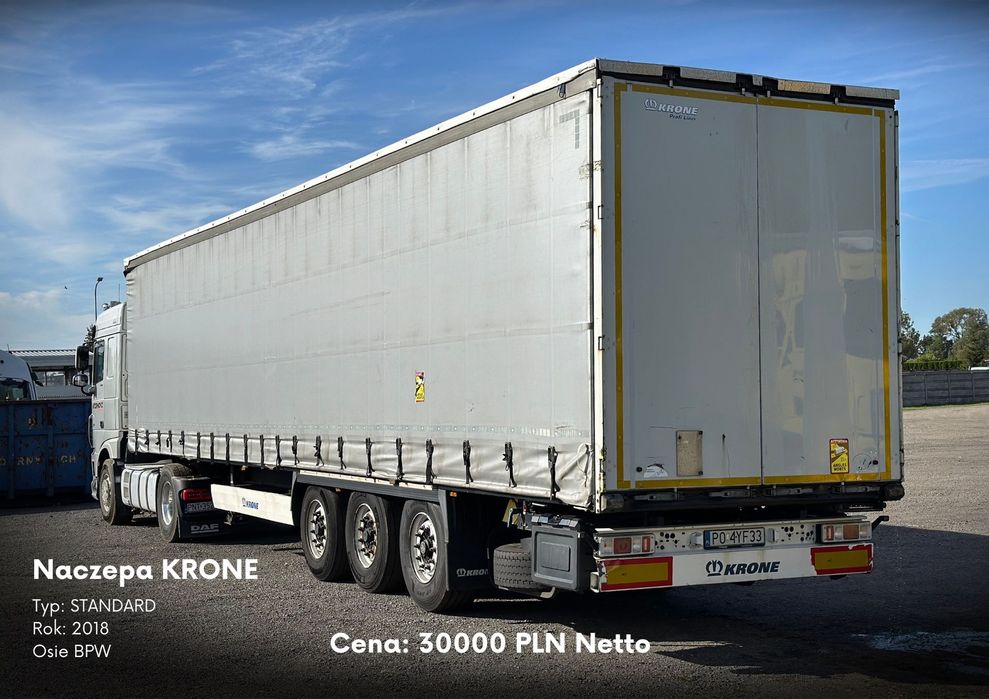 Krone SD  Naczepy STANDARD KRONE + KOGEL - 4 sztuki