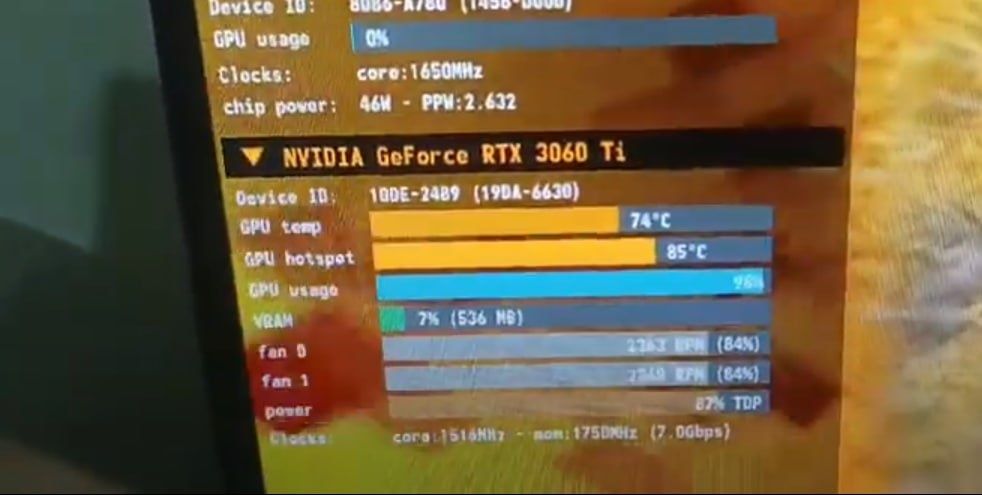 RTX 3060 ti gigabyte