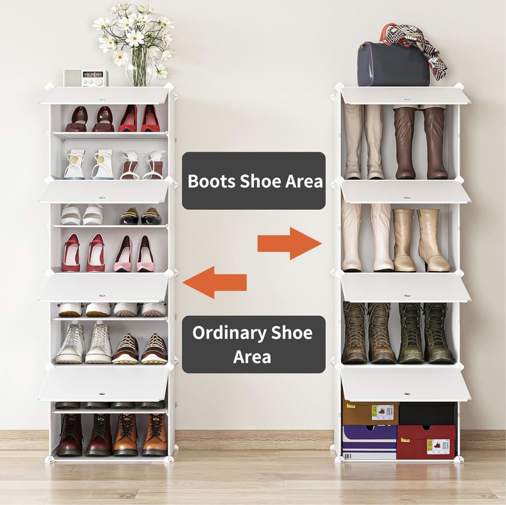 Nowa szafka, regał, plastikowy modulowy organizer na buty, 24 pary!