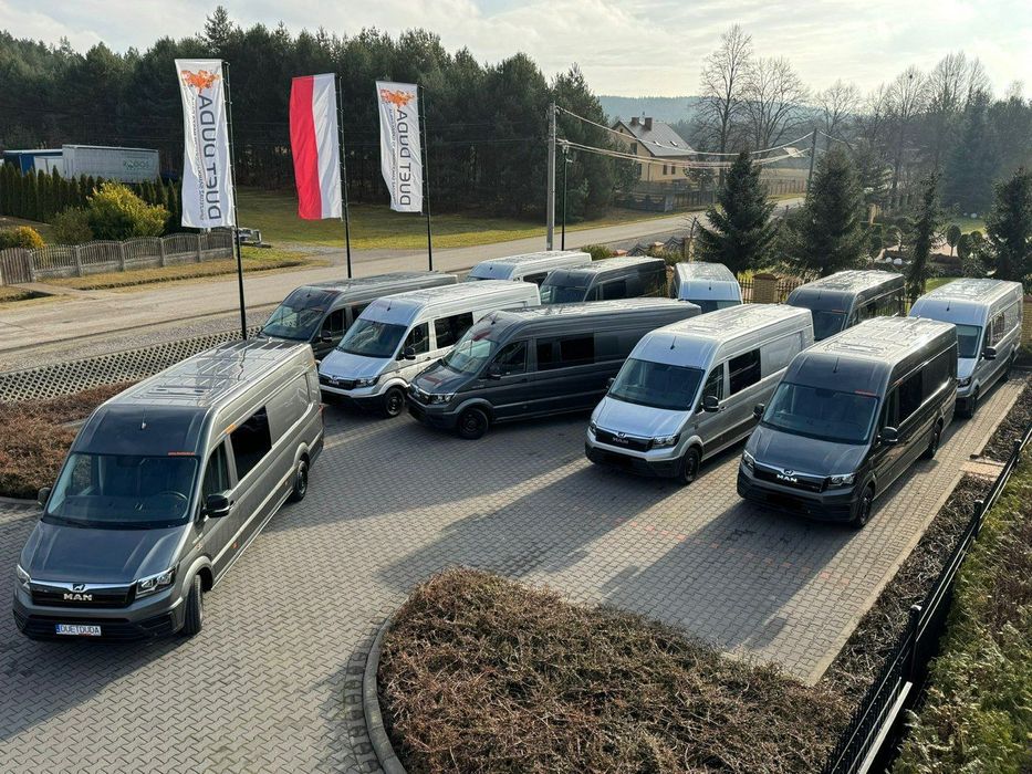 MAN TGE  3.180 Doka 7-OSÓB Brygadówka EXTRA LONG L5H3 Nowy 2024 Crafter