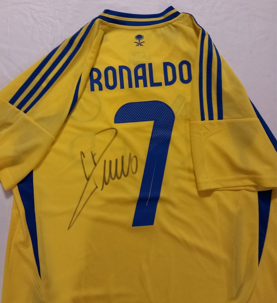 Camisola Cristiano Ronaldo Assinada - Al Nassar - com COA