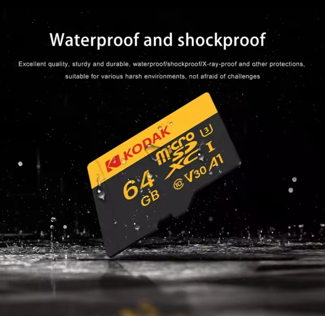 Карта памяти KODAK 64ГБ/sd card 64Gb