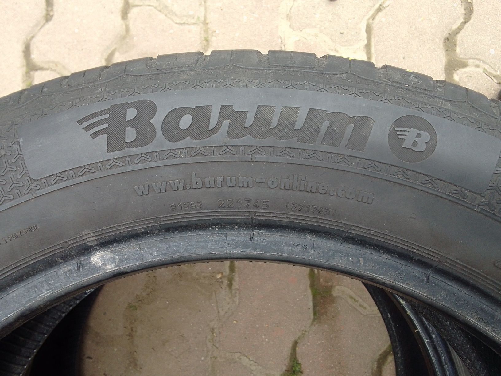 2 Opony letnie 205/55r16 BARUM 6mm