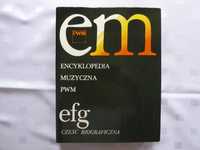 Sprzedam książkę " Encyklopedia Muzyczna PWM e,f,g, część biograficzna