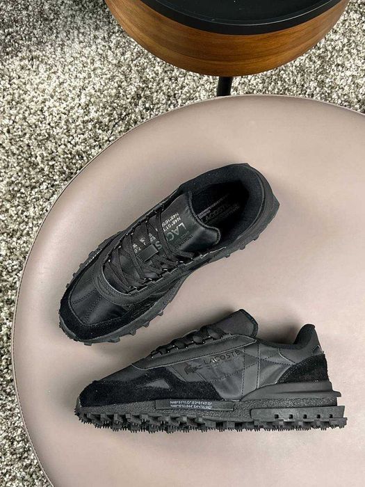 Чоловічі кросівки лакоста Lacoste Elite Active PRM All Black [41-45]