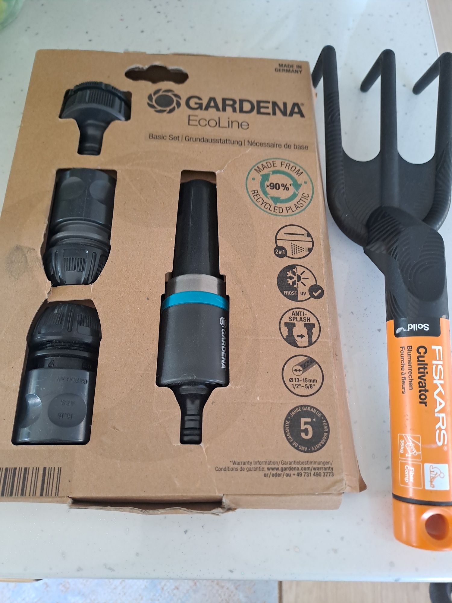 GARDENA Zestaw do podlewania Ecoline 1/2" Kultywator Fiskars