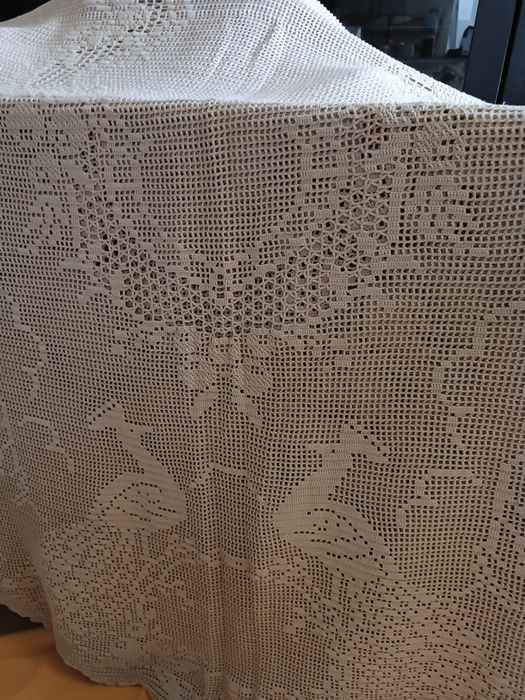 Colchas/toalhas de renda