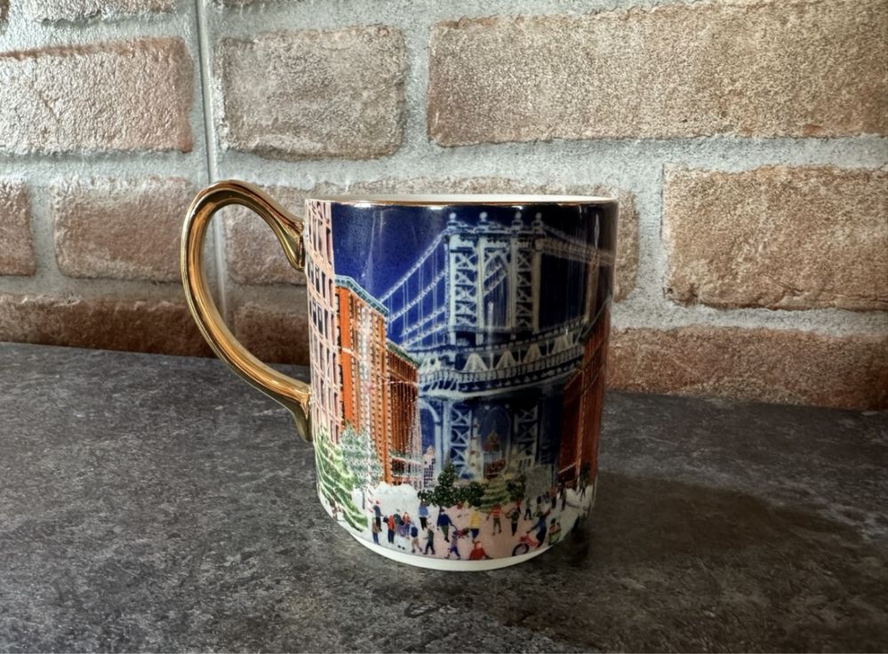 Świąteczny kubek Anthropologie New York Nowy Jork NYC 396ml