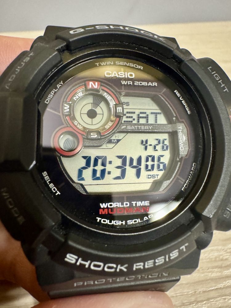 Casio G-Shock G-9300 (MUDMAN) годинник