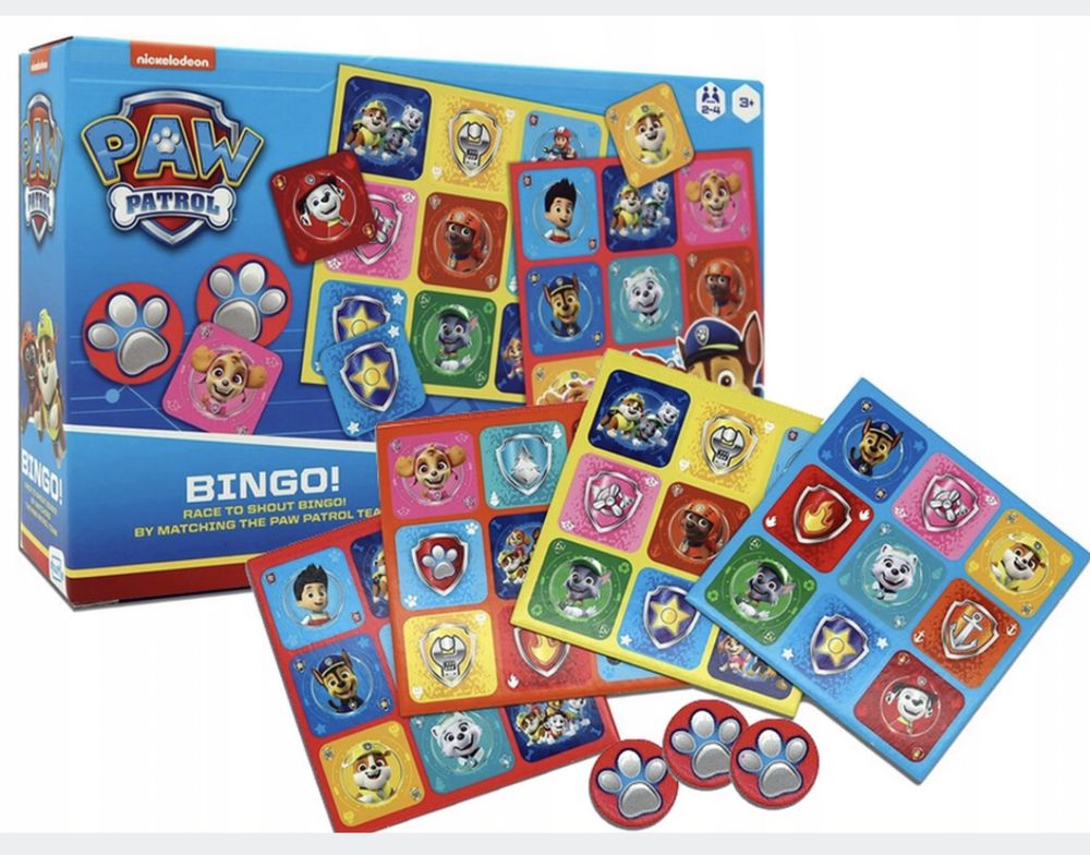 Gra bingo psi patrol Cartamundi Shuffle - Paw Patrol Bingo!