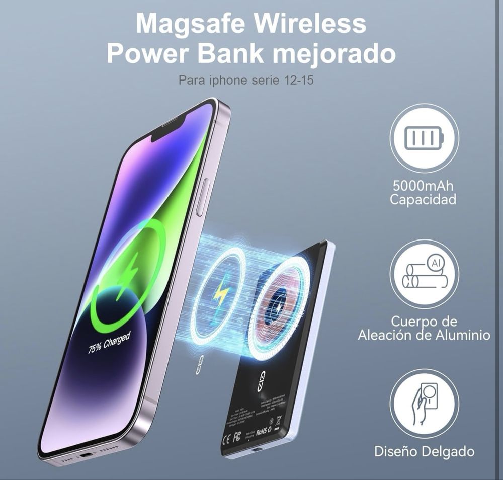 Mag-Safe Powerbank: 5000mAh NOHON