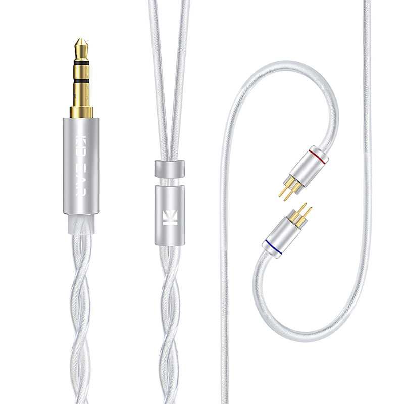 ⇒ KBEAR Glint (2Pin / QDC / MMCX) - сменный кабель для IEM's наушников