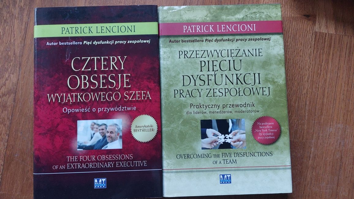 Ksiazki Lencioni Przezwyciężanie 5 dysfunkcji, 4 obsesje wyjątkowego s