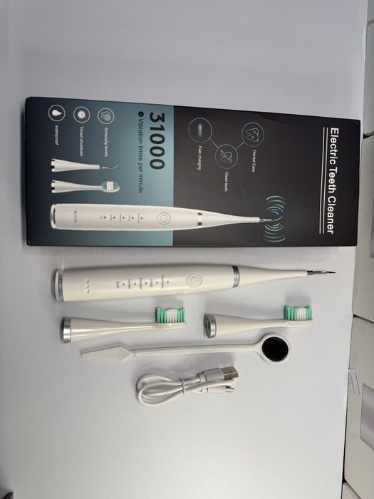 Зубна щітка ультразвукова скалер зі щітками для чищення LC-H156