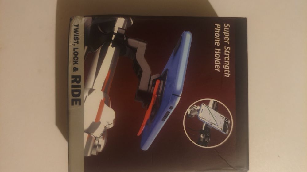 Suporte telemóvel Quadlock + suporte anti vibração - NOVO