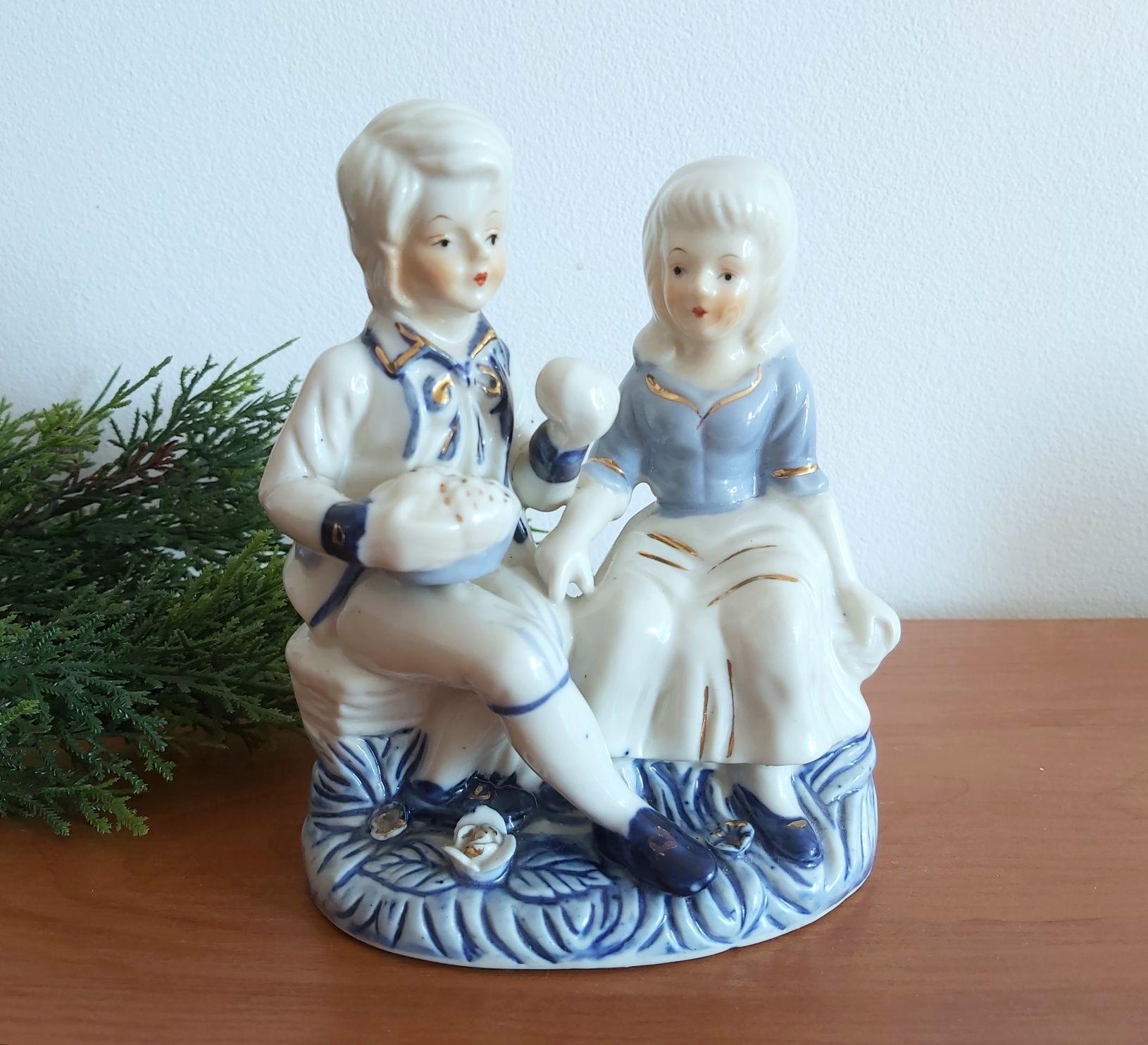 figurka porcelanowa pan i pani