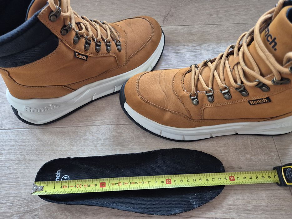 Męskie buty Zimowe Bench 44 wkładka 290 jak Nowe Skóra impregnat