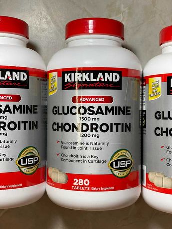 Kirkland Glucosamine with Chondroitin -Глюкозамін з Хондроїтином 280шт