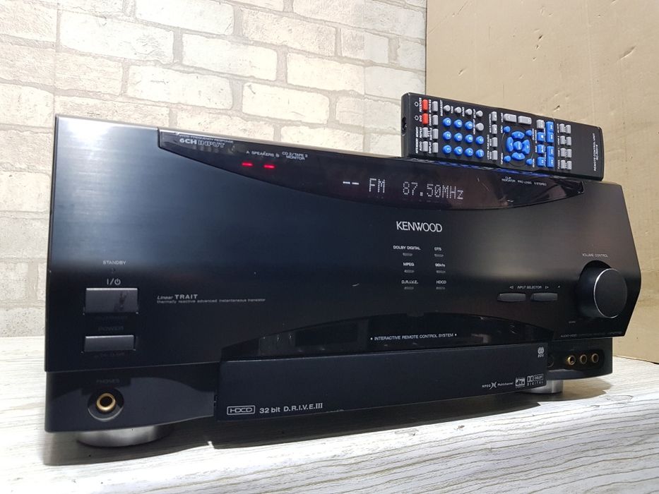 Топ!Пульт! 7.1 AV  ресивер Kenwood KRF-V7773D 7x120Вт б/у з Німеччини