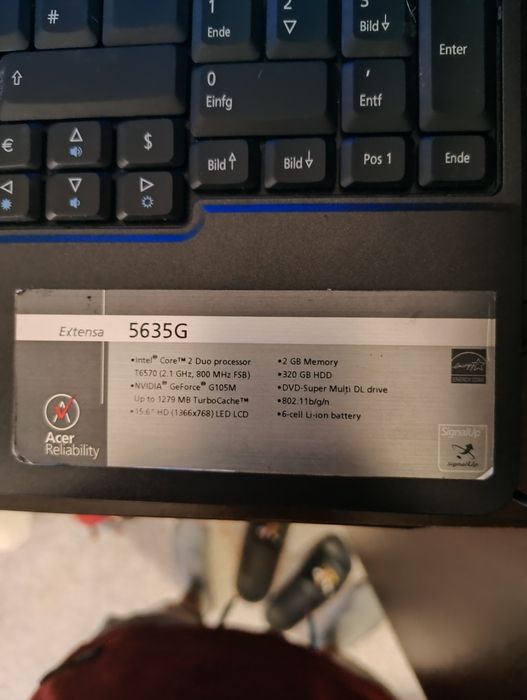 Laptop Acer Extensa
