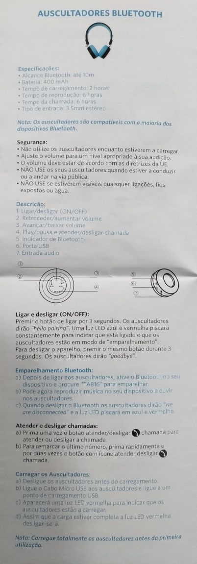 Auscultadores Bluetooth Novos

VAusdo auscultadores Bluetooth no