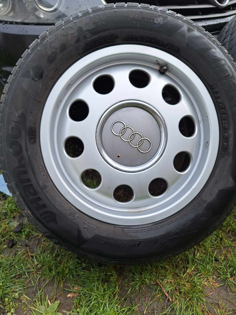 Alufelgi 5 sztuk, dekle audi, 5x100 z oponami 195/65 R15