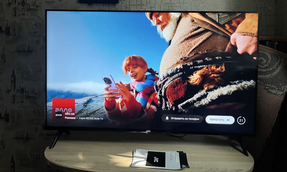 Телевизор новый jvc 43 дюйма