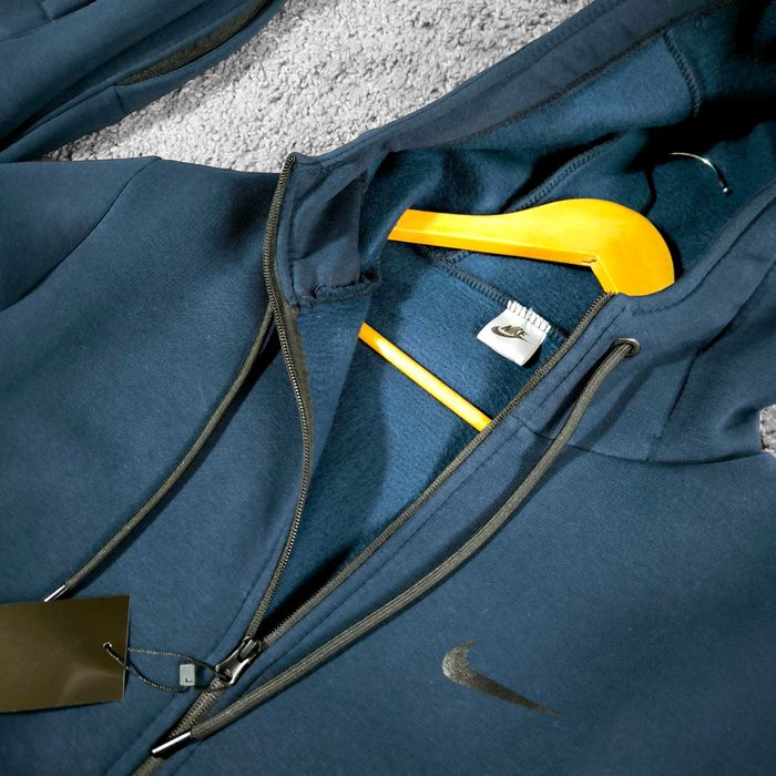 Зимовий чоловічий спортивний костюм Nike синій