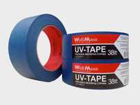 Стрічка малярська, фасадна 38мм, 48мм, 50мм  х 50м UV-TAPE WoffMann