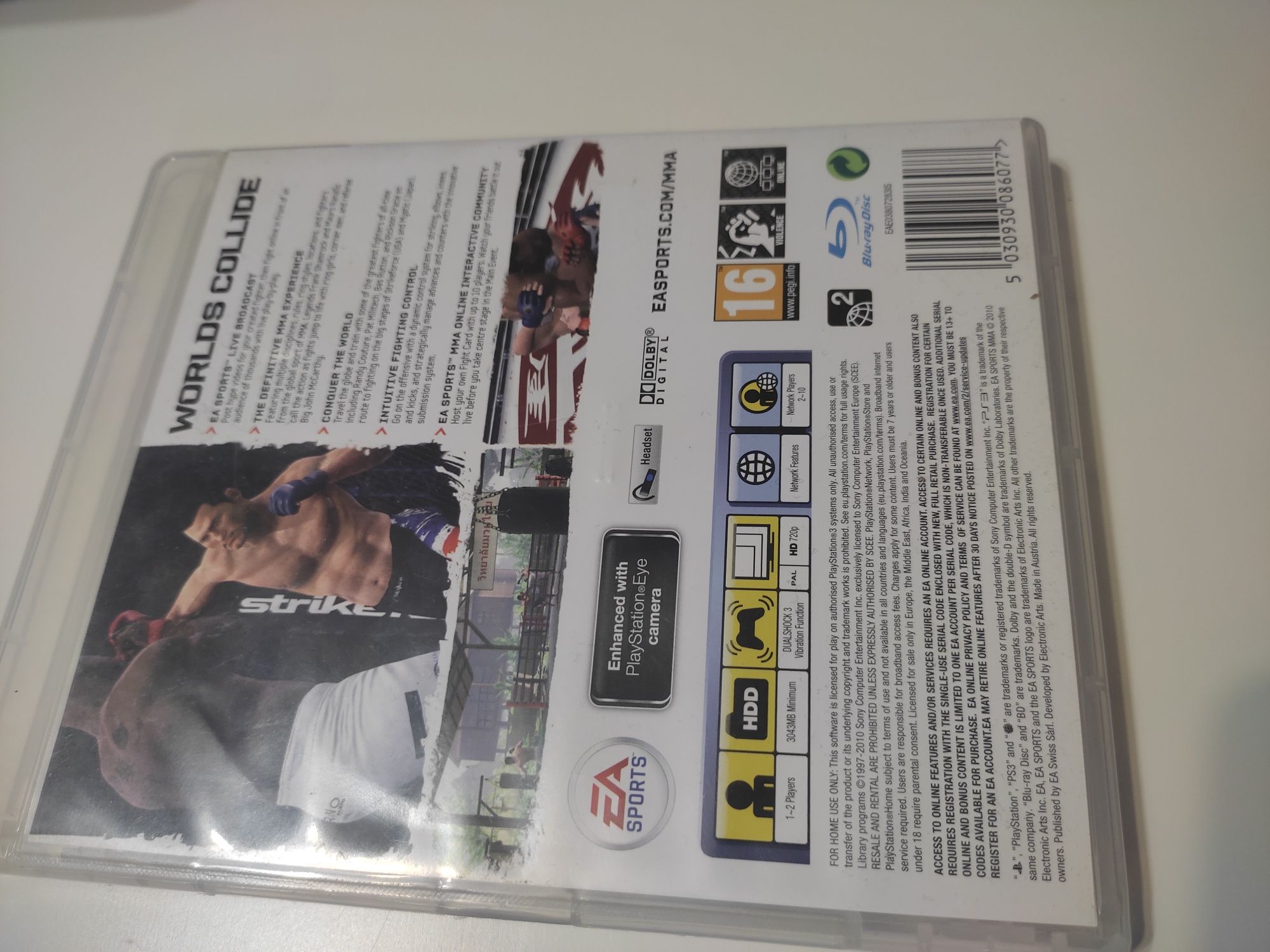 EA sports MMA PS3 PlayStation3