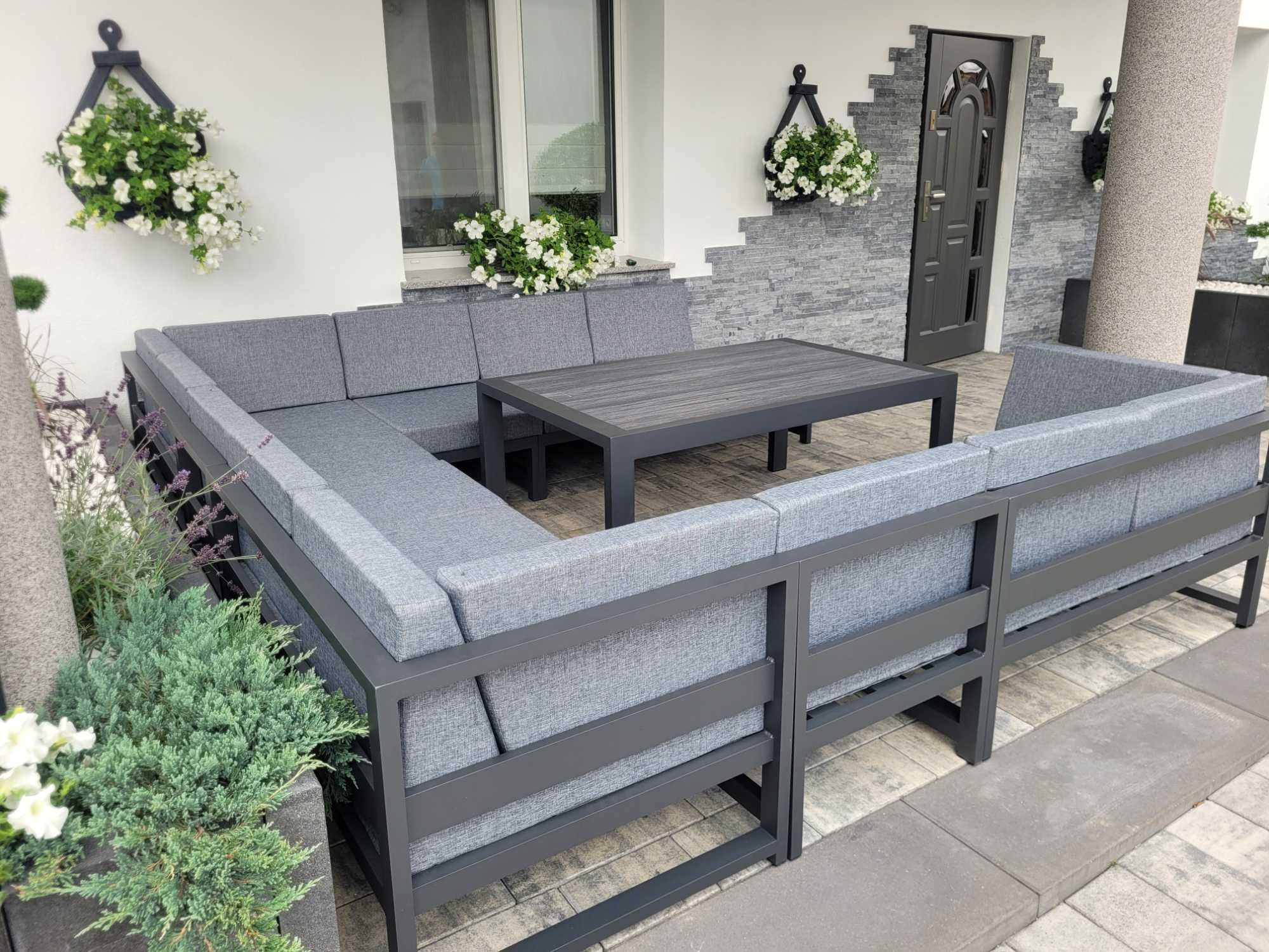 Narożnik na taras Meble modułowe ogrodowe  aluminium 100% produkt PL