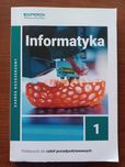 "Informatyka 1" podręcznik dla szkół ponadpodstawowych