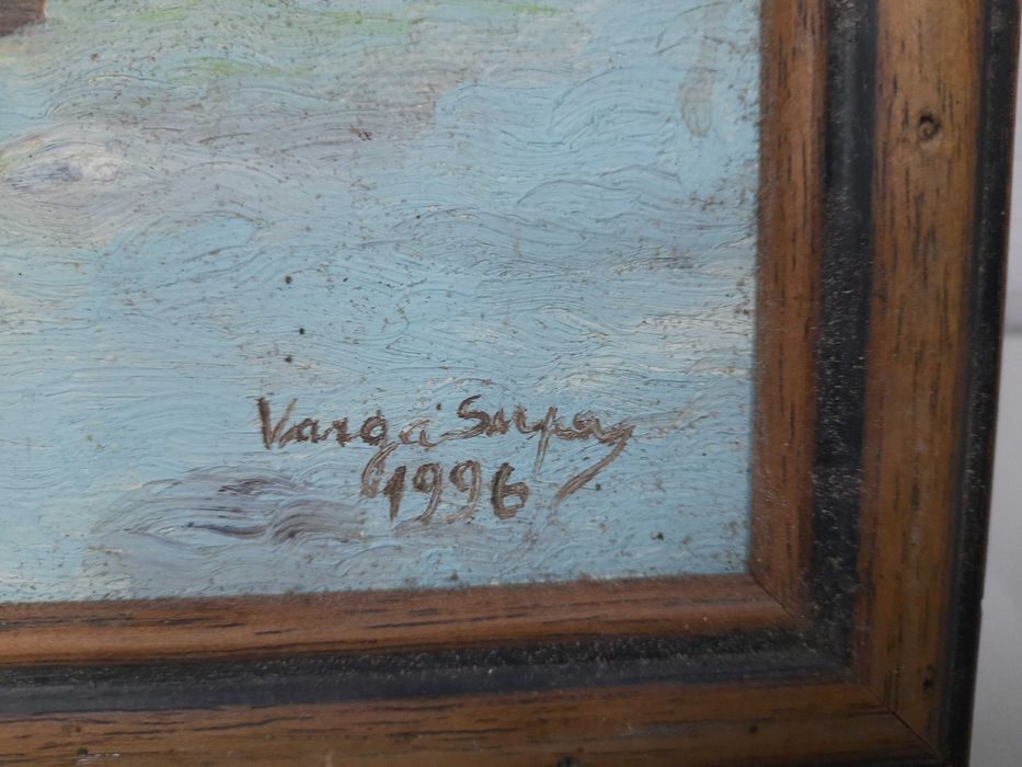 Pintura a óleo de 1996