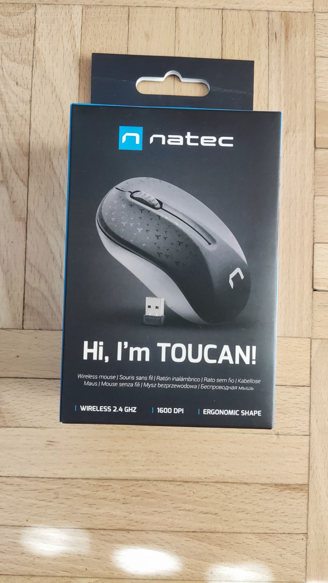 Mysz bezprzewodowa Natec Toucan 2,4 GHz 1600 dpi