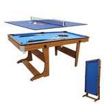 Bilard FP-6TT 3 w 1 składany stół bilardowy pionizowany 6ft tenis dart
