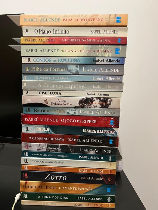 Conjunto livros Isabel Allende