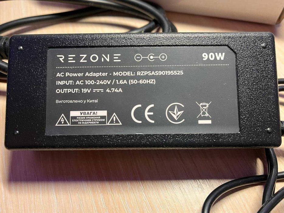 Блок питания для ноутбука/блок живлення для ноутбука Rezone 90W