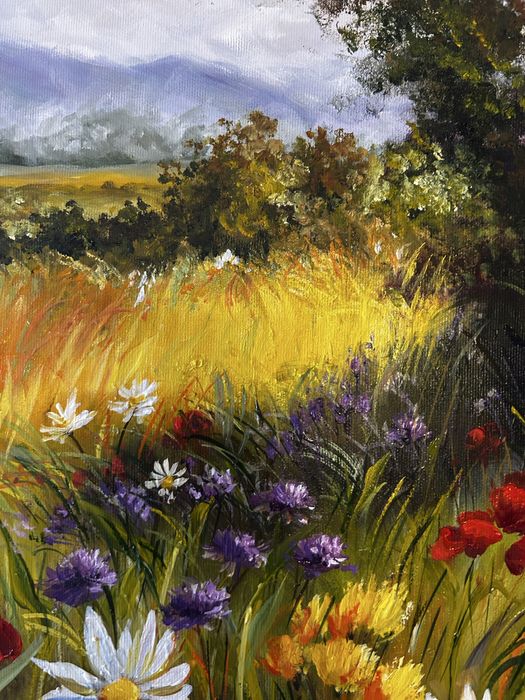 Картина олією Літо