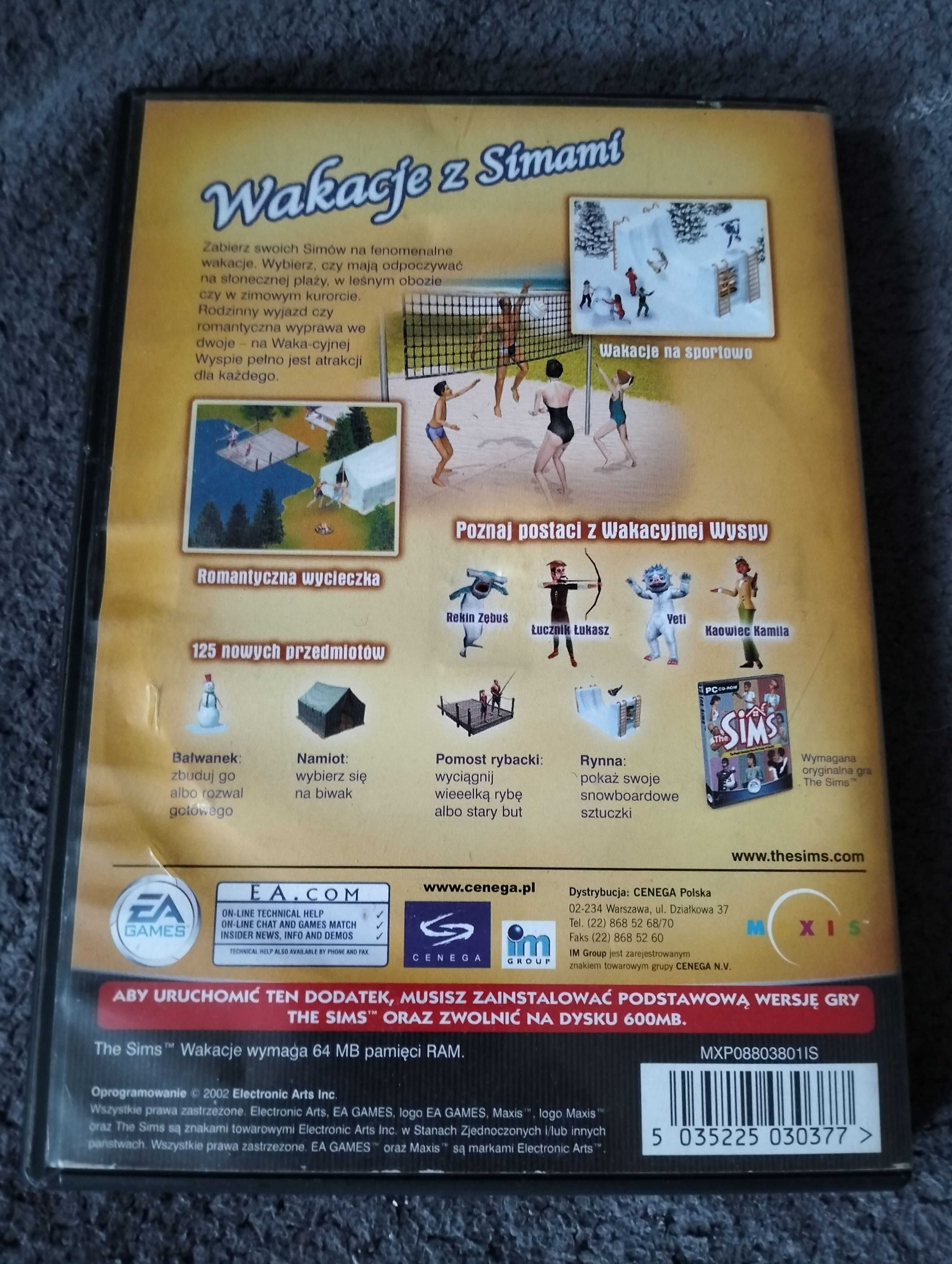 The Sims Wakacje dodatek, gra na PC, PL