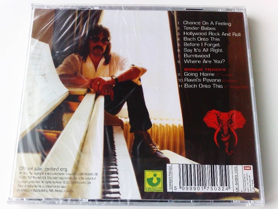 CD_Jon Lord - Before I Forget _ /ЗАПЧ/ + Bonus DVD