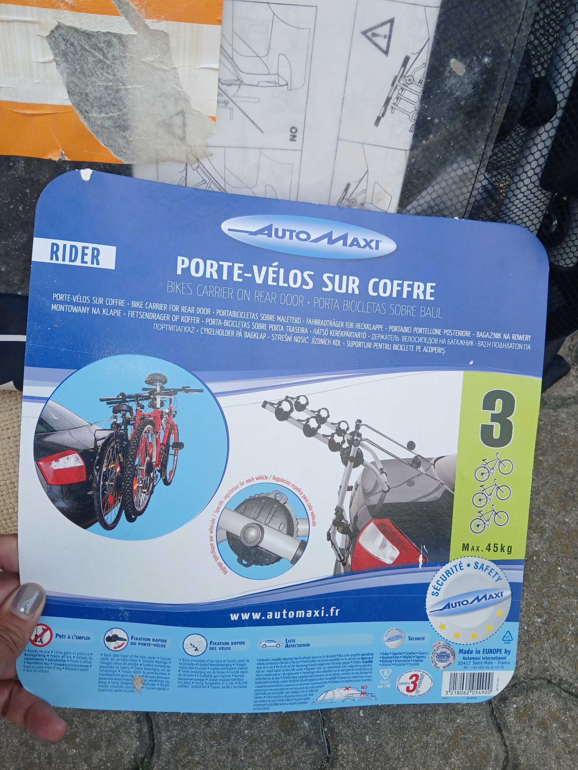 Suporte de bicicletas para carro