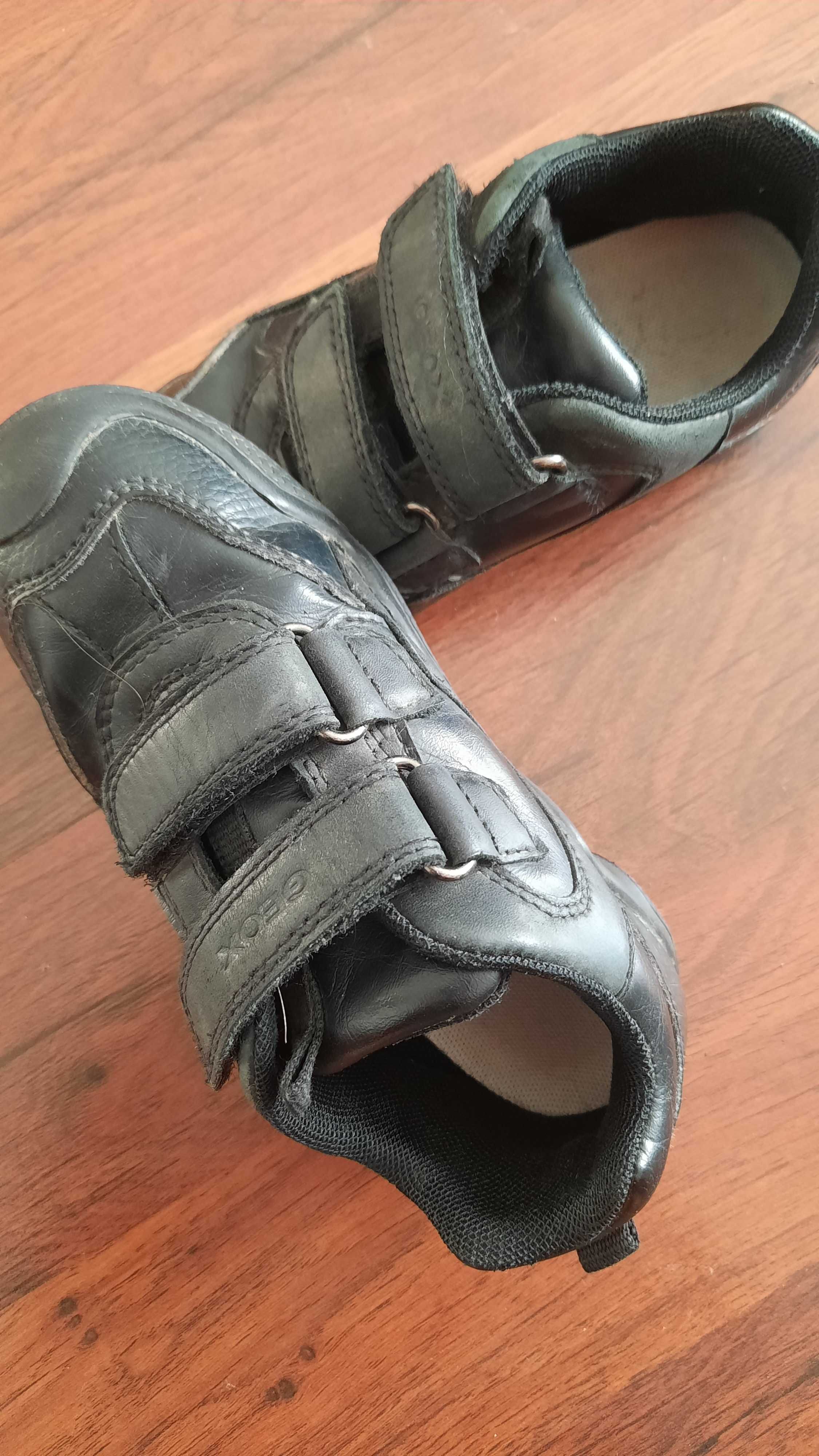 Buty chłopięce Geox, półbuty, odidasy ze skóry r.297
