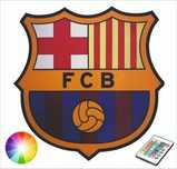 herb FC BARCELONA lampka nocna na ścianę