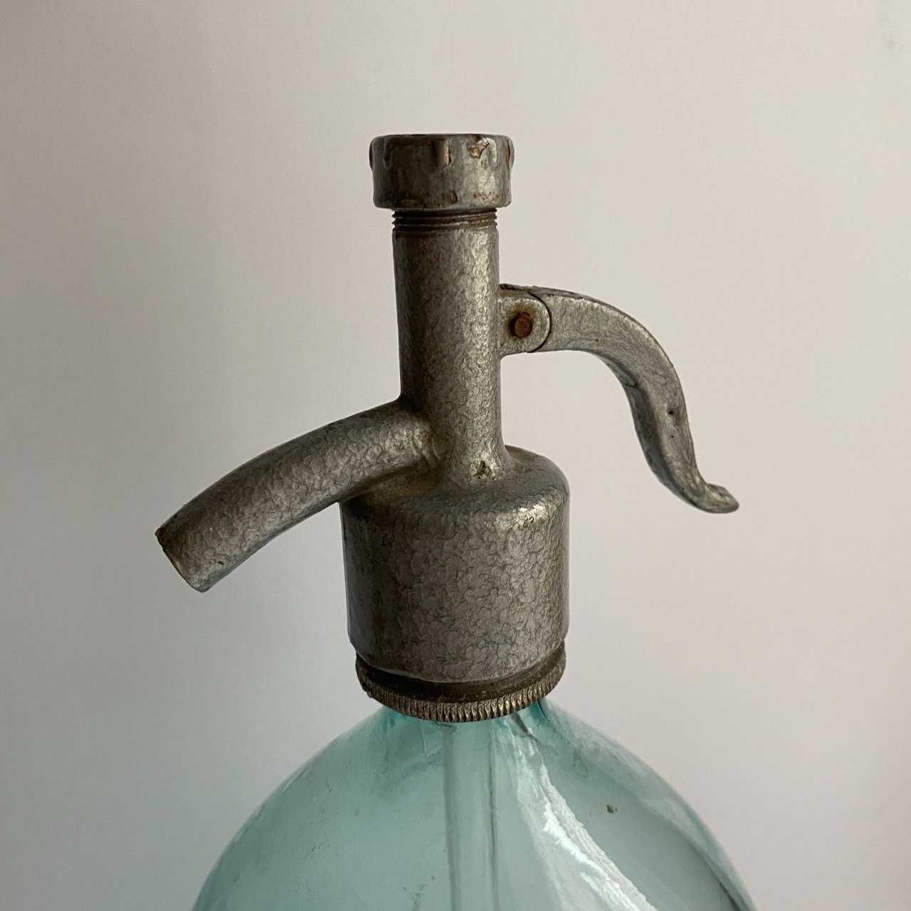 Сифон ретро вінтаж скляний для газ води, радянський, СССР