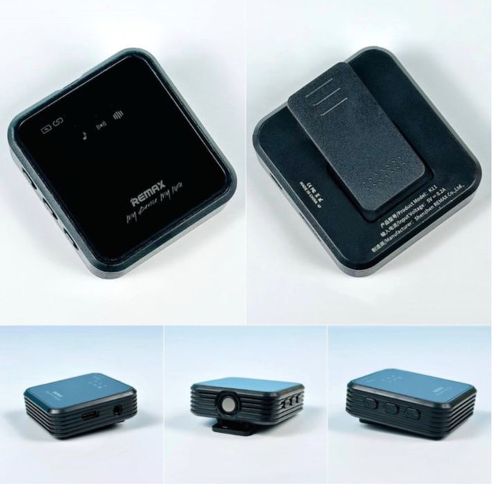 Мікрофон-петличний, бездротовий із затискачем Remax K11 Type-C Чорний