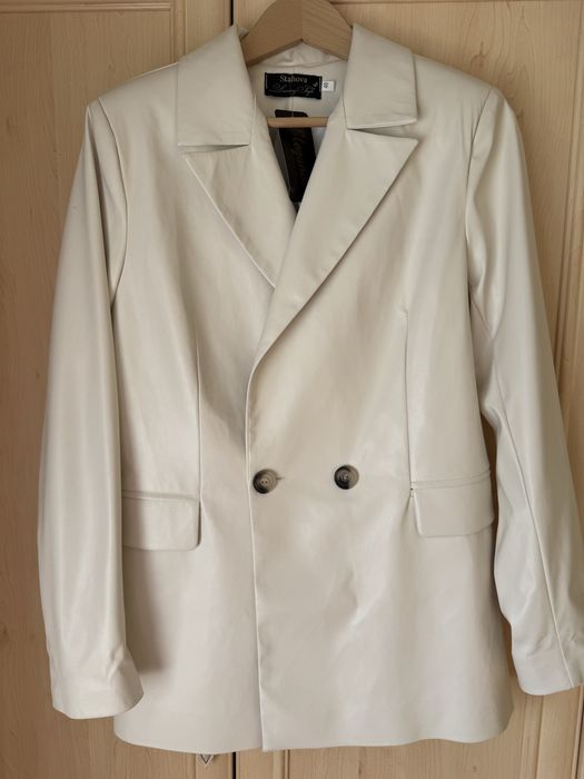 Шкіряний піджак - трендовий