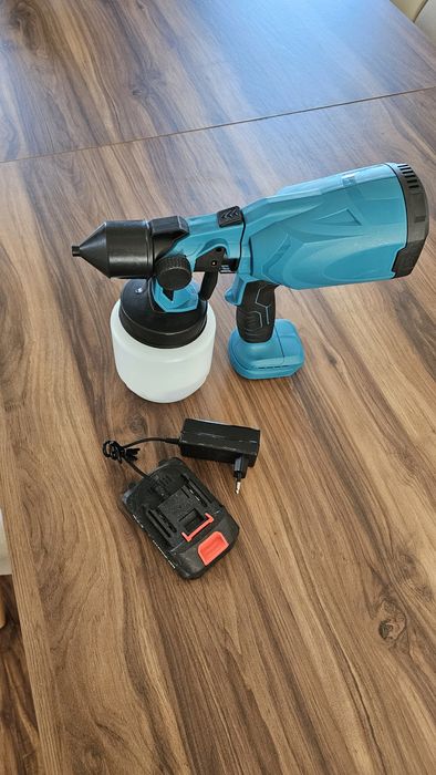 Pistola de Pintura a Bateria 21V – Nova, Nunca Usada